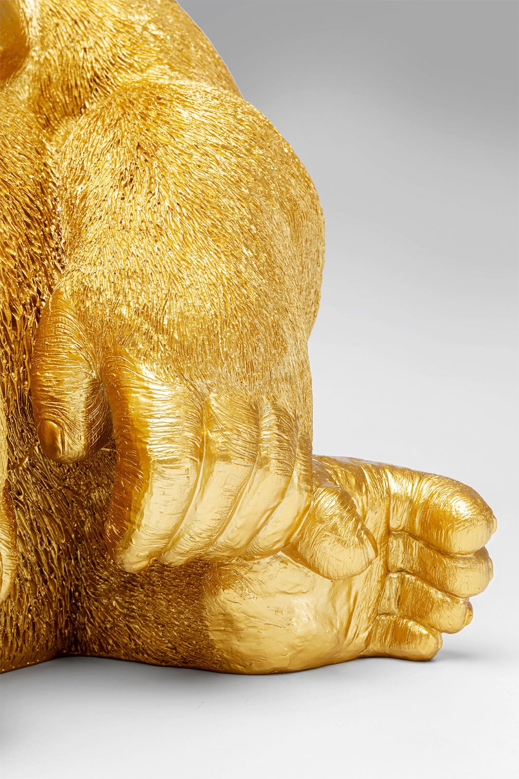 KARE DESIGN Dekofigur GORILLA goldfarbig