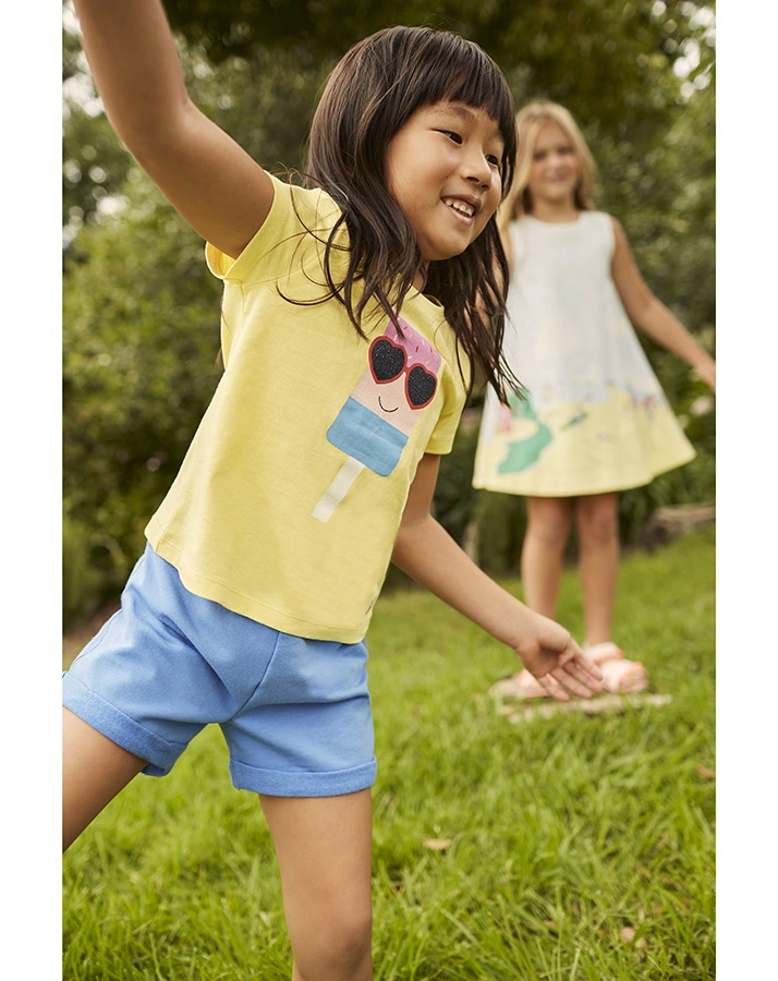 Sweat-Shorts KITTIWAKE SUMMERFEELING in blau