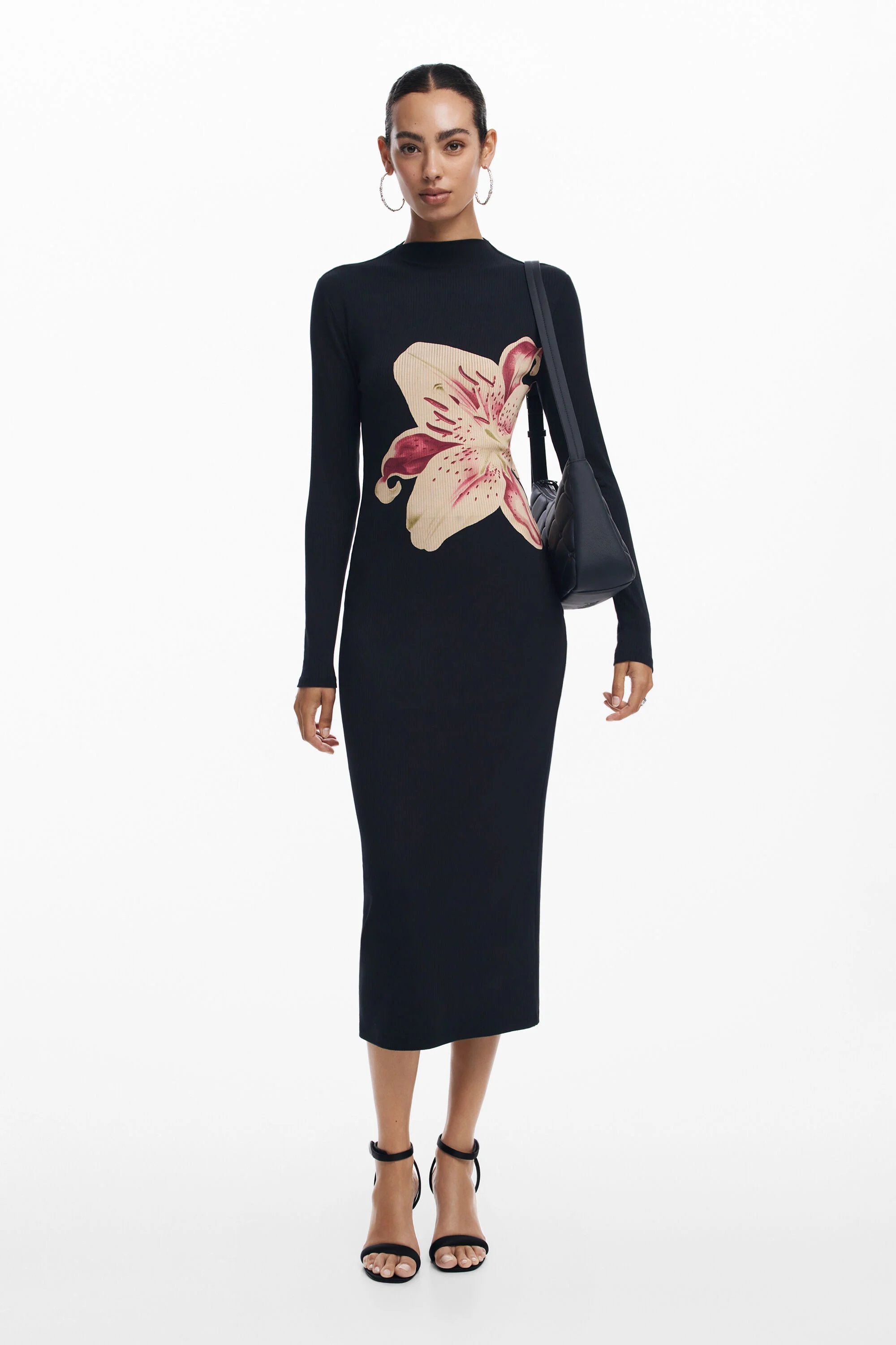 vestido longo orquídea
