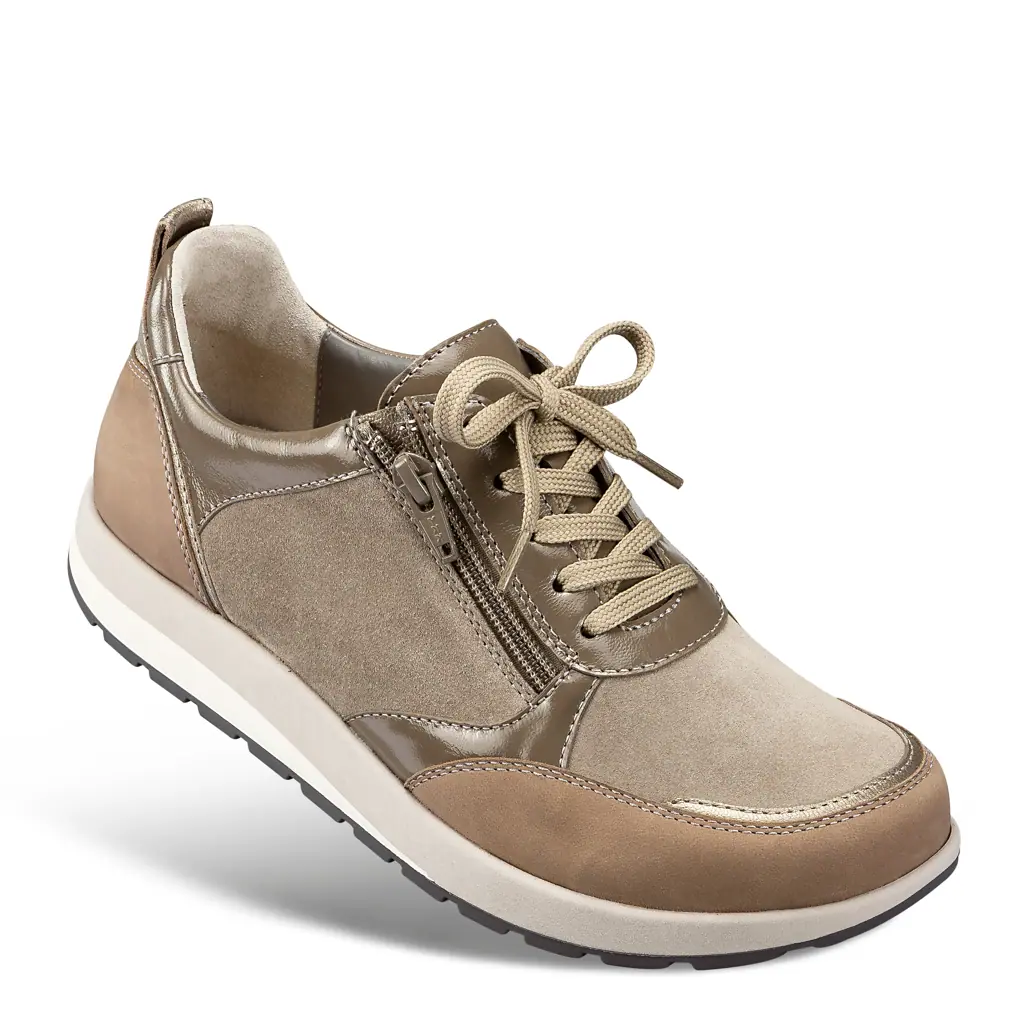 DAMEN - Sneaker VALEA beige-nubuk