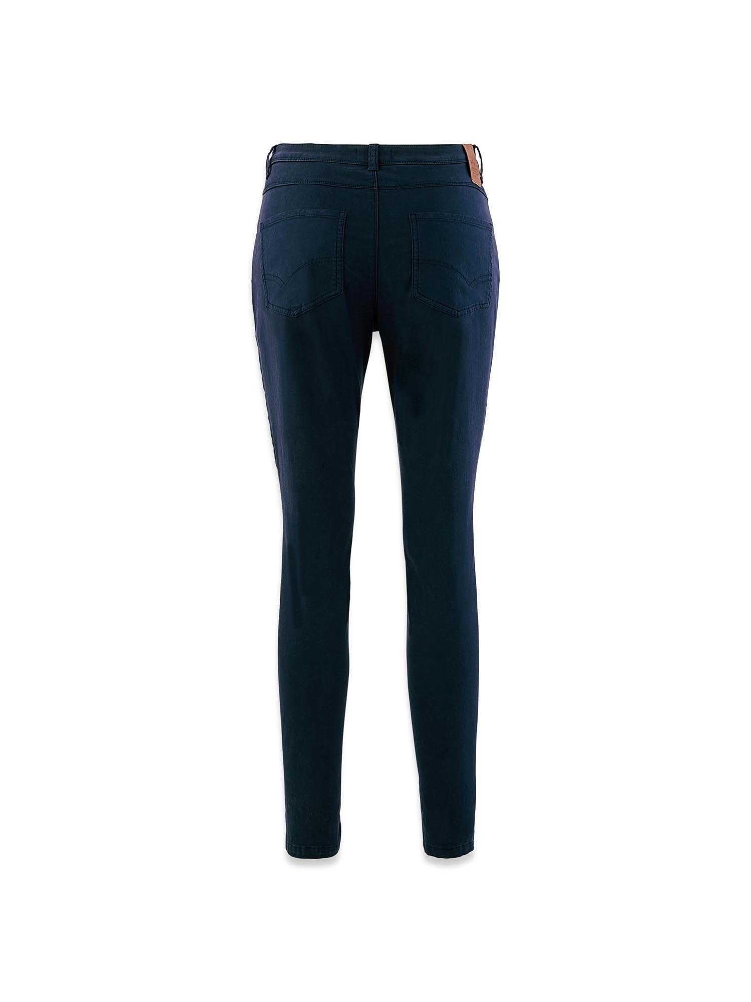 Pantalon Femme Coton Recyclé Marine