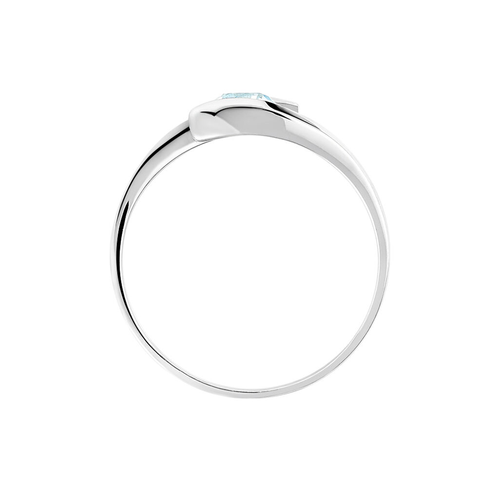 Bague Tiphaine Or Blanc Topaze
