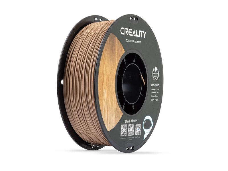 Creality Filament PLA Holz Braun, 1.75 mm, 1 kg 1.75 mm PLA-Wood Filament für 3D Drucker