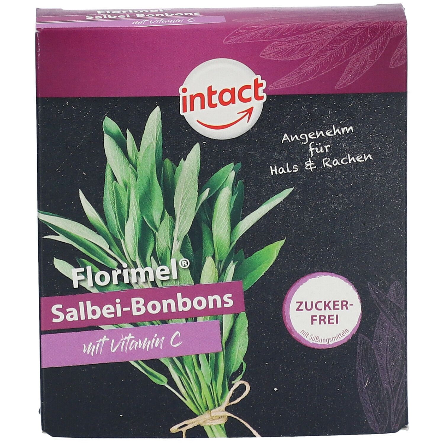 Florimel Salbei Bonbons mit Vitamin C zuckerfrei