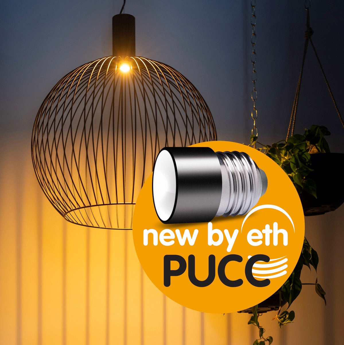 ETH Pucc - LED - E27 - 230v - 5W - Dimtone - dimbaar