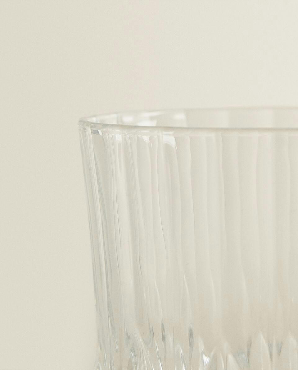 COPO DE CRISTAL LAPIDO
