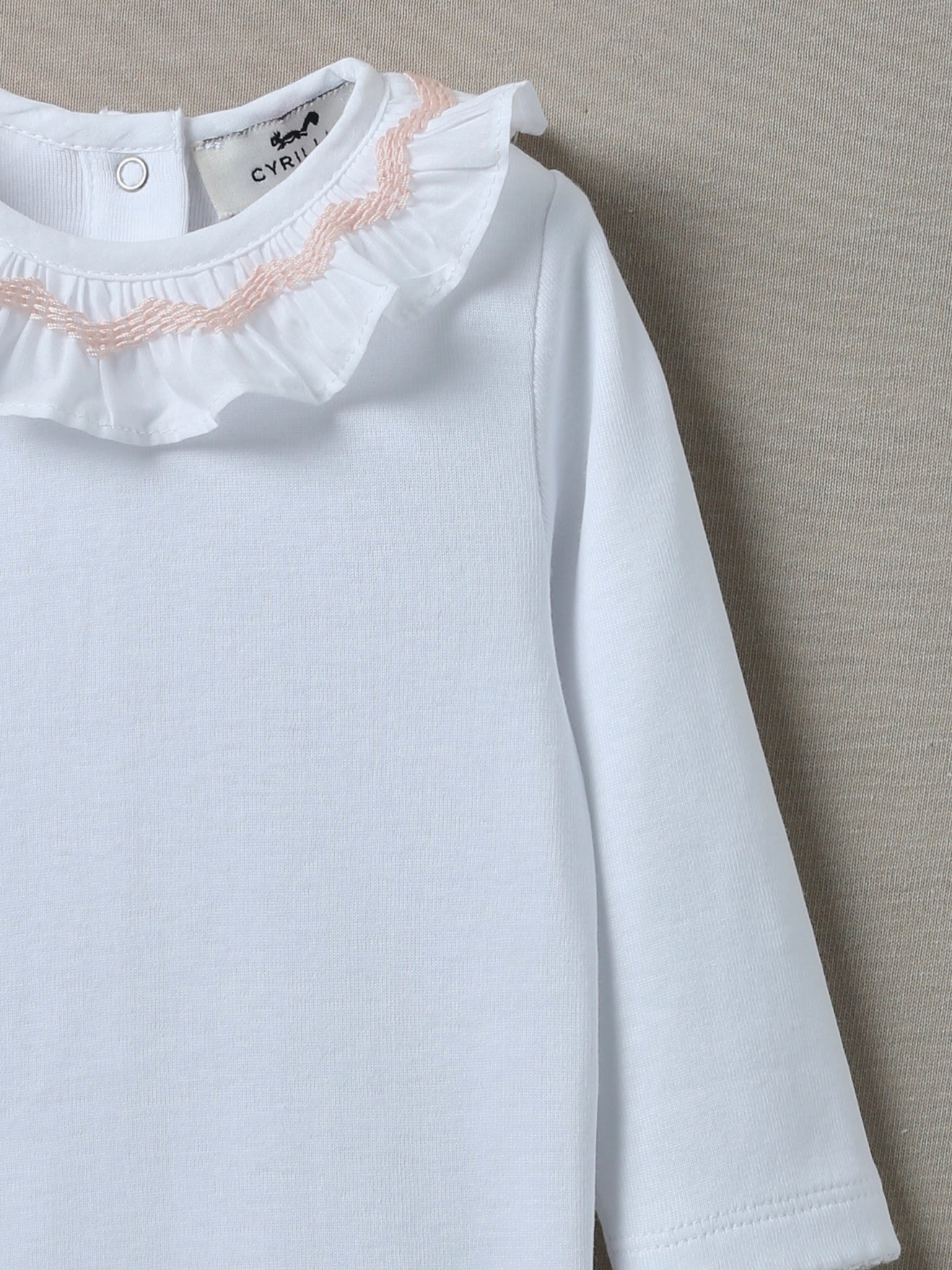 Body Bébé à smocks - Coton biologique