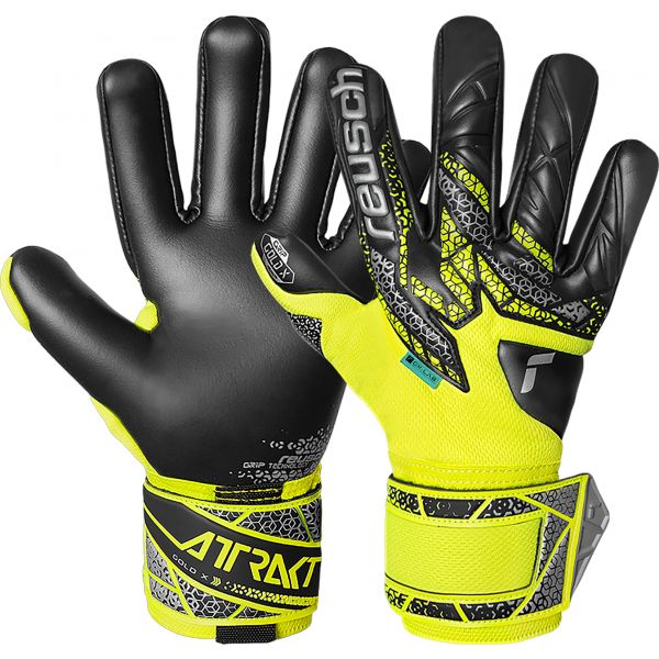 Reusch Luvas de Guarda-redes Attrakt Gold X Nc Goalkeeper Gloves 5570955-2025 9 Preto