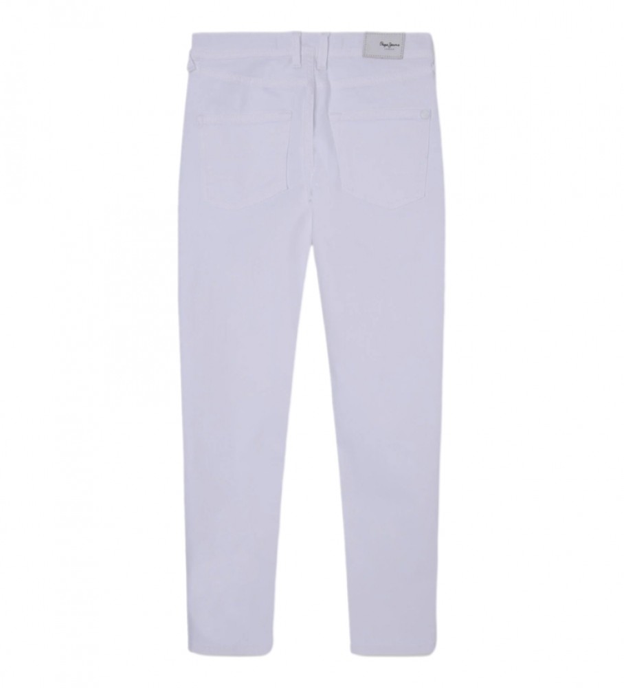 Calça jeans Pepe Jeans Finly slim fit branca