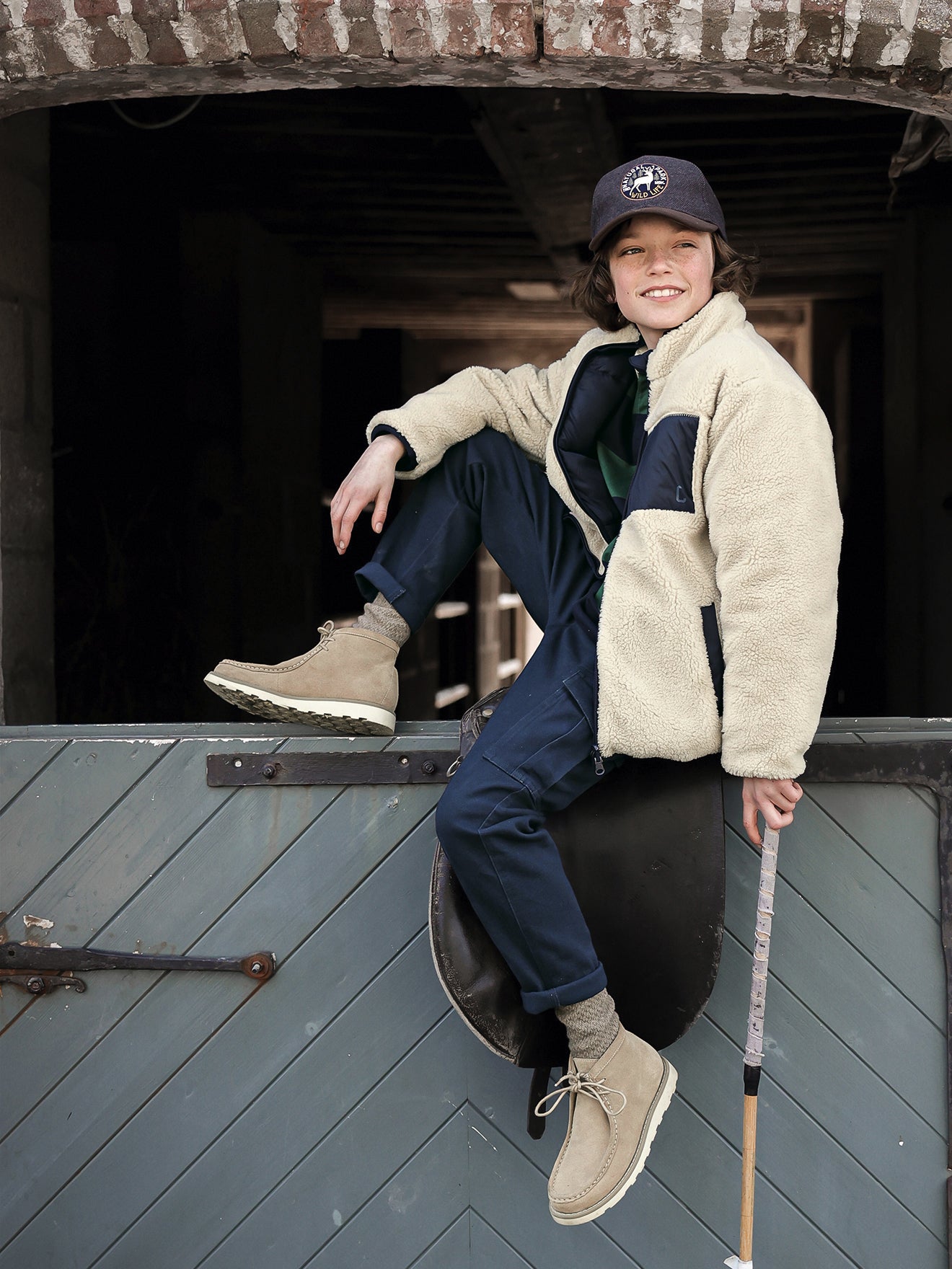 Blouson réversible Garçon plumes et duvet