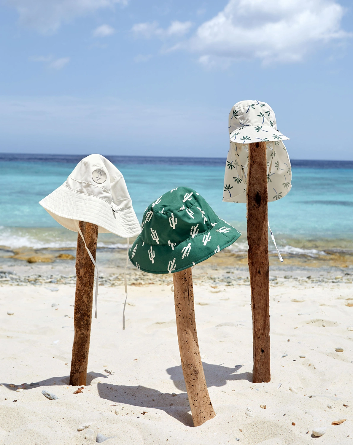 Schirmmütze PALMS mit Nackenschutz in nature