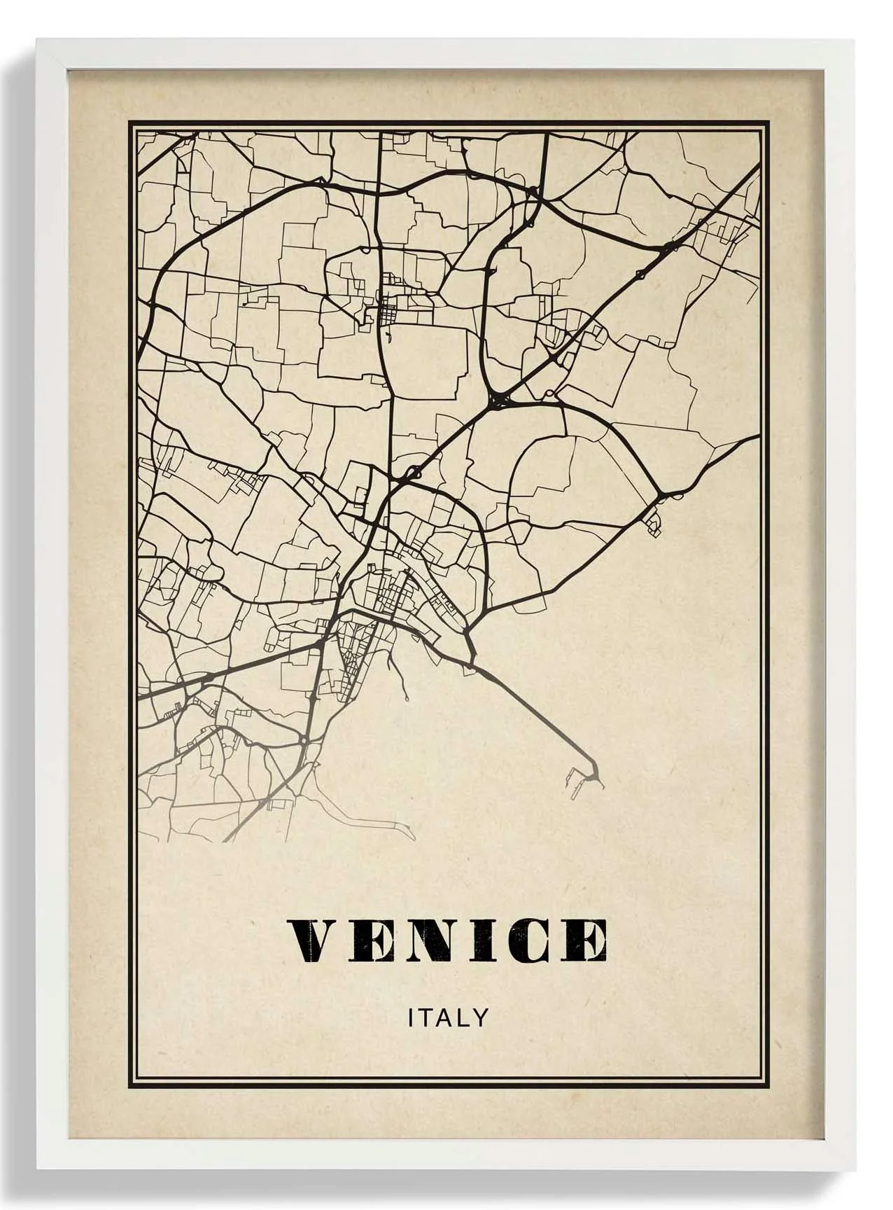 Venedig Stadt Sepia