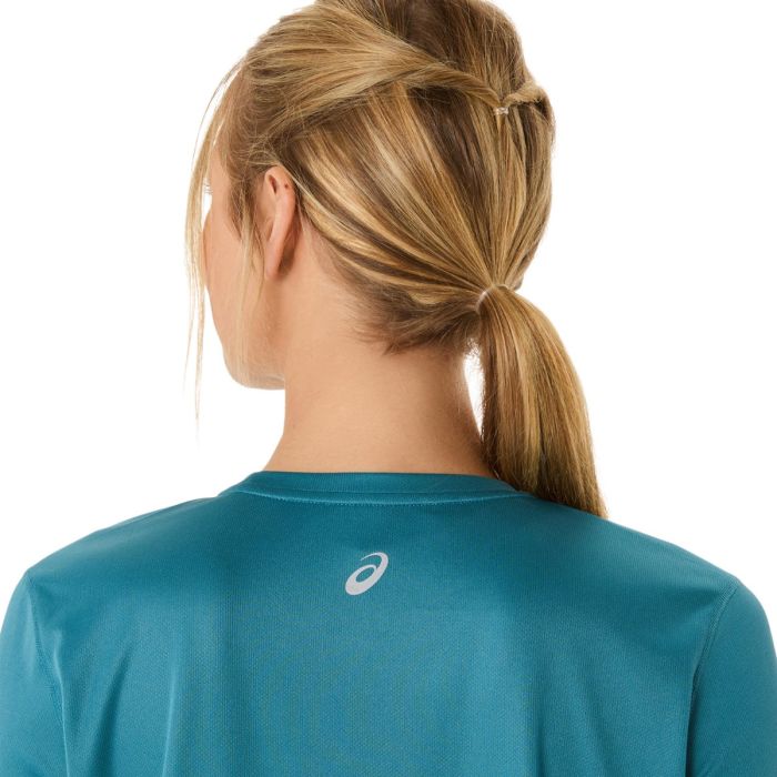 Asics Dame Trøjer Fujitrail Logo LS Top Blå