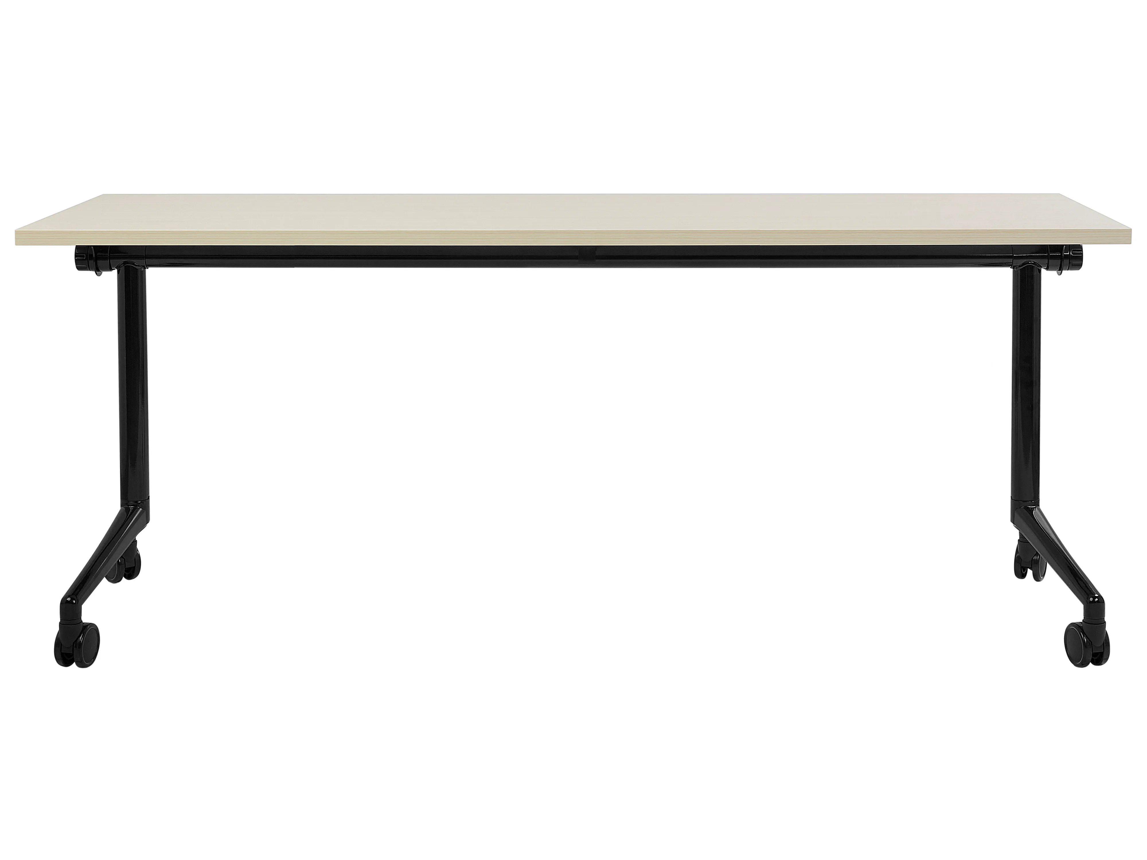 Inklapbaar bureau CAVI Lichtbruin 180 cm 60 cm met wielen