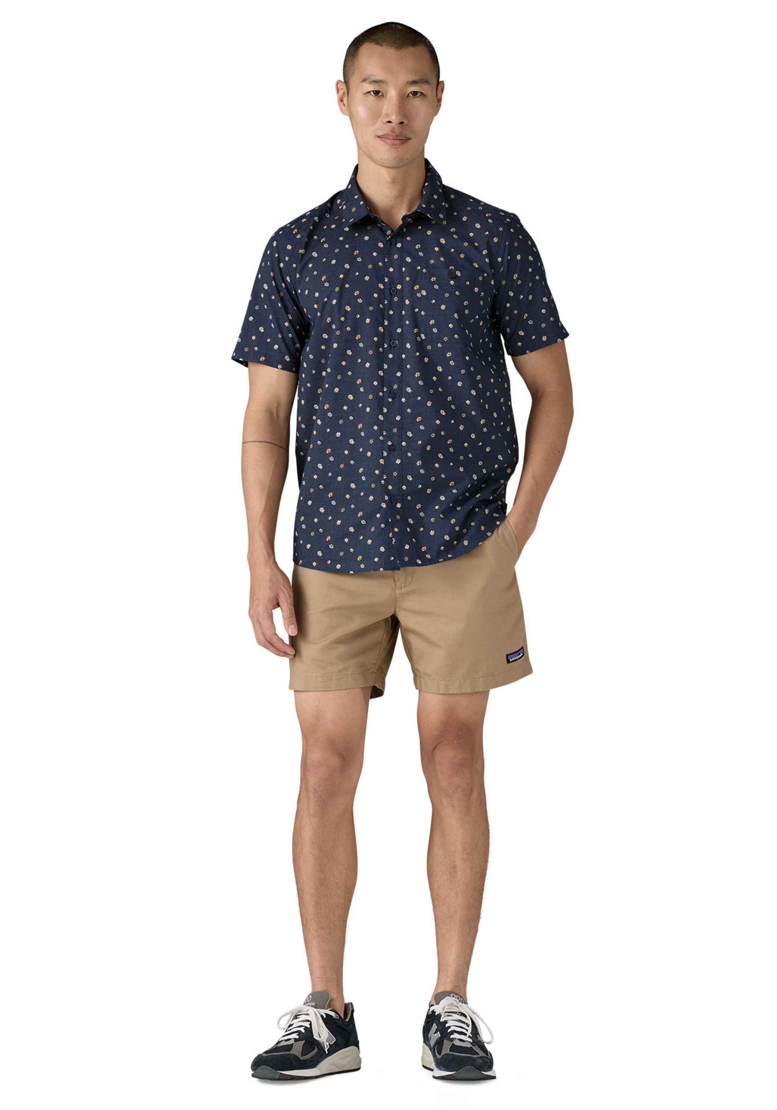 Patagonia Hemd M's Go To Shirt Blossoms: New Navy
