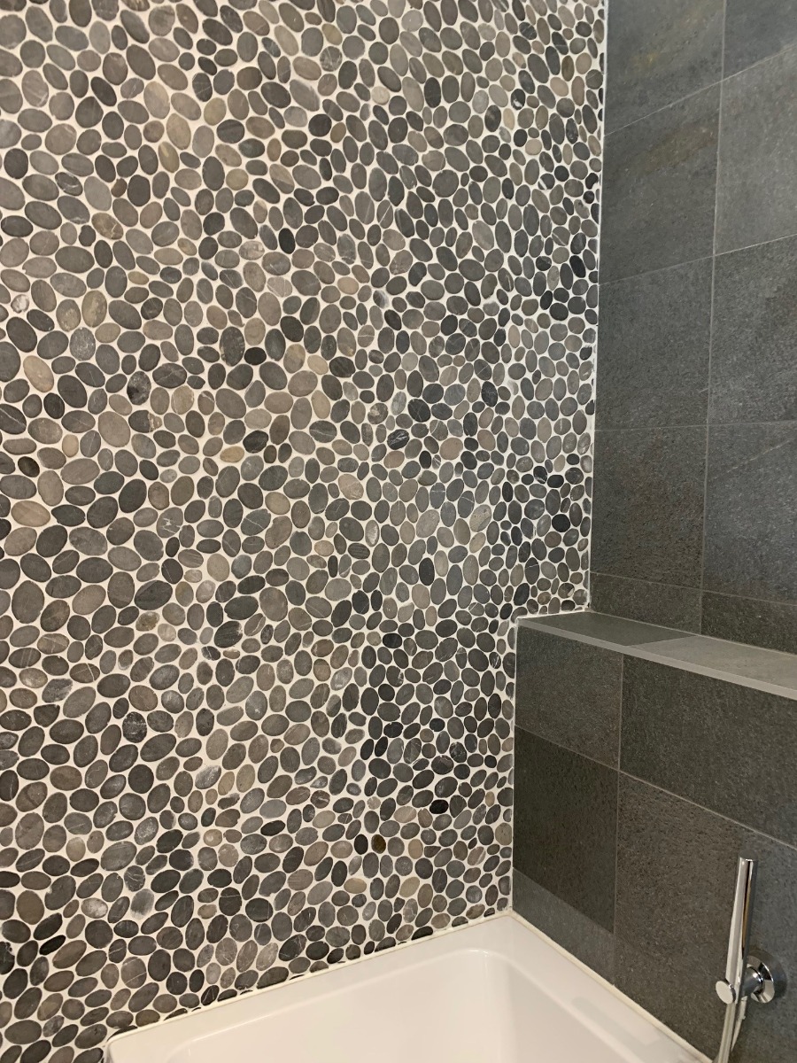 The Mosaic Factory Natural Stone marmer mozaïek tegels 31x30 donkergrijs
