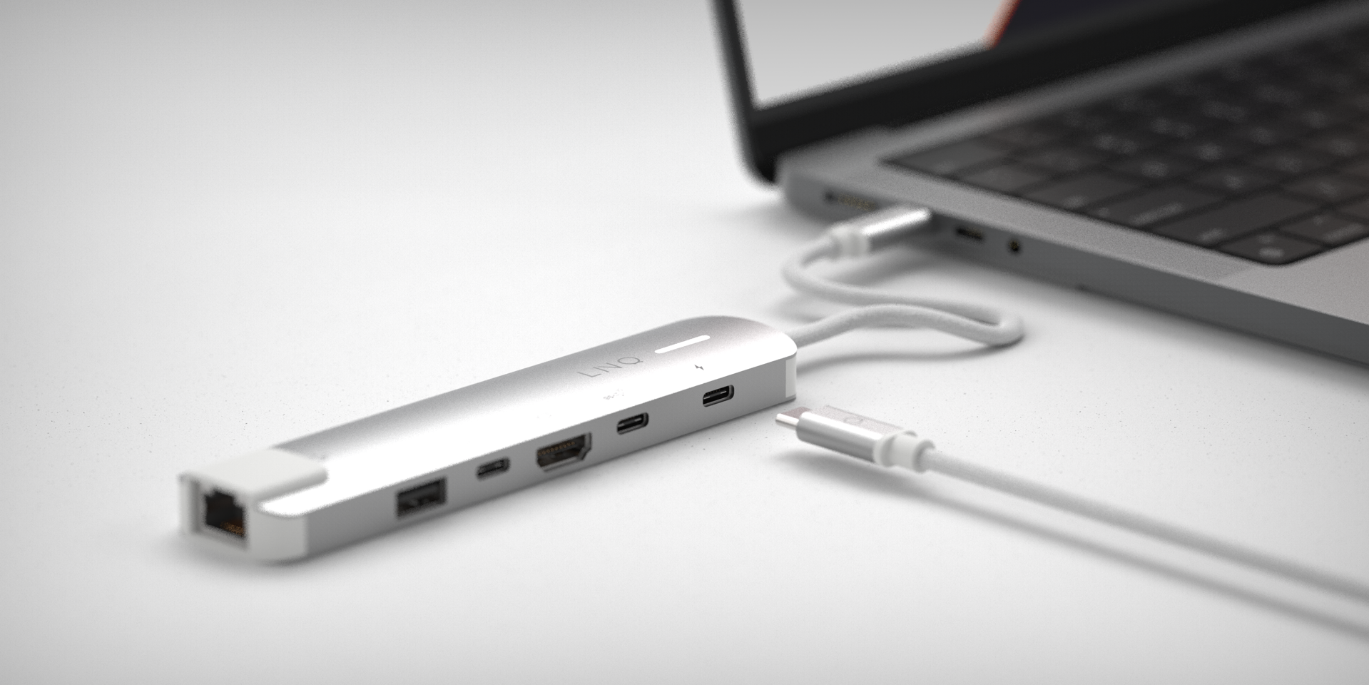LINQ - 6in1 PRO 140W USB-C Multiport Hub