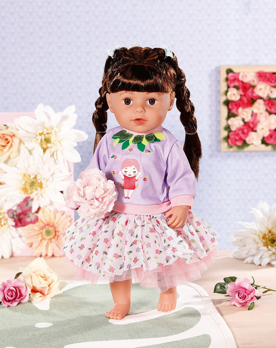 Dolly Moda Pullover & Tutu BAUMSCHAUKEL (43cm)