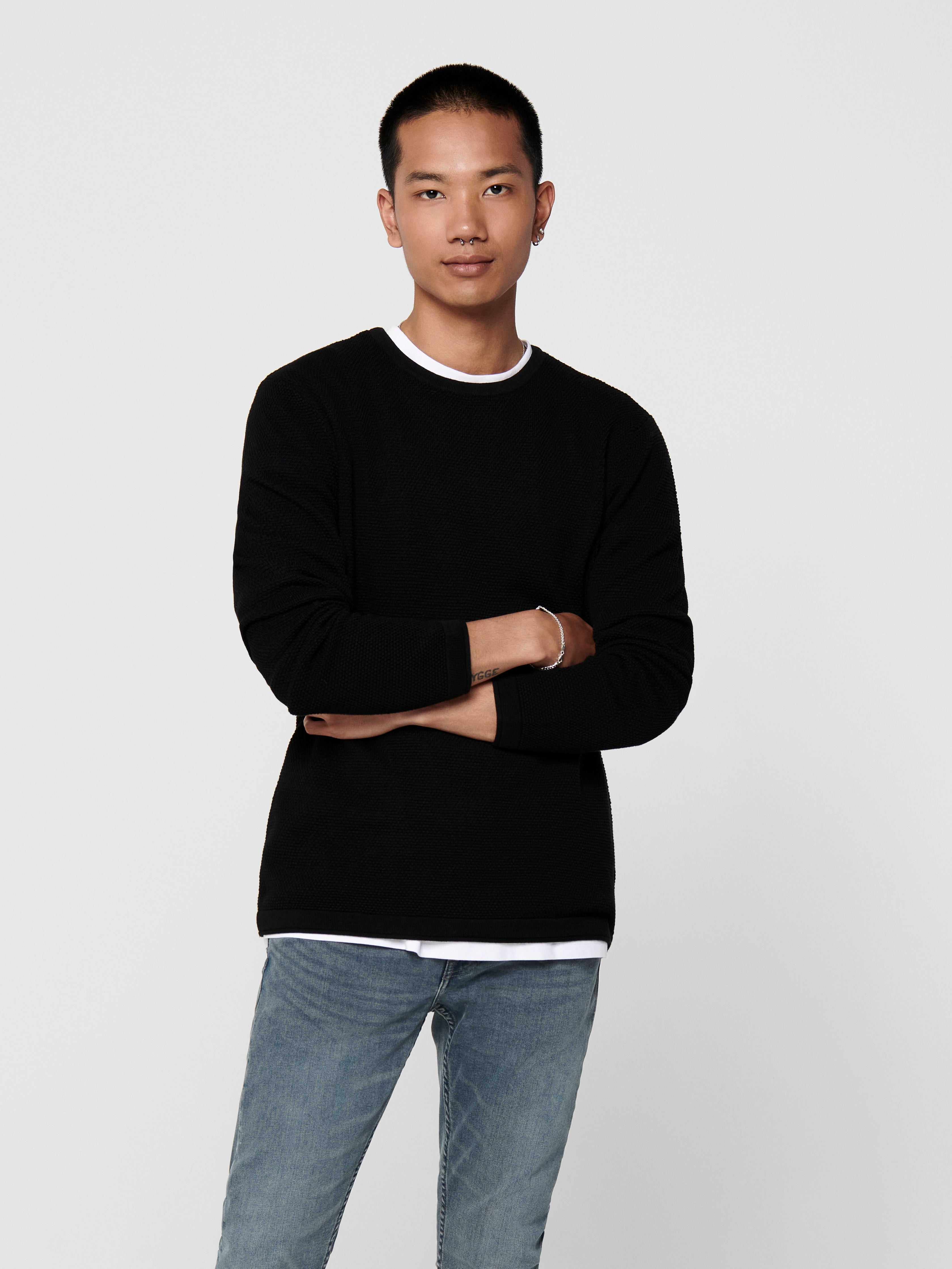 ONSPANTER Pullover Black