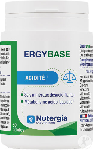 Nutergia Ergybase 60 Gélules