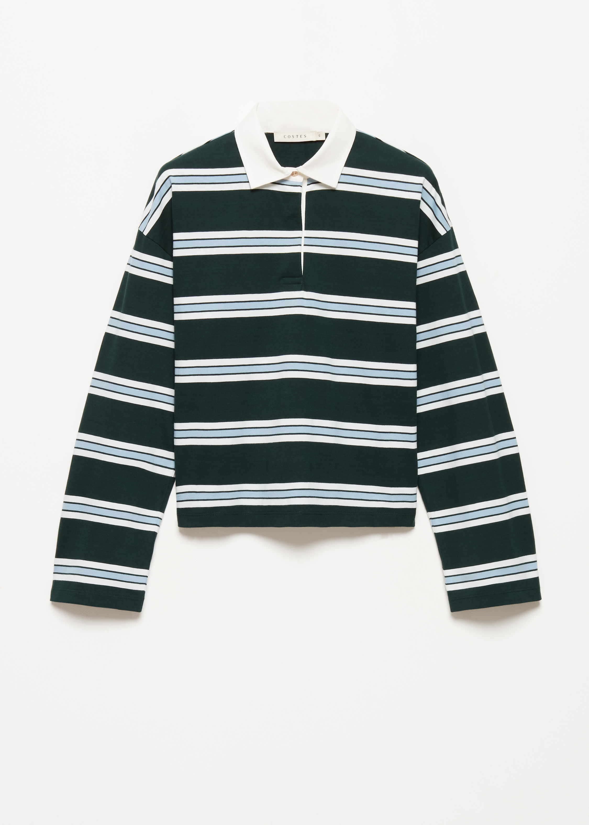 Gestreepte polo t-shirt
