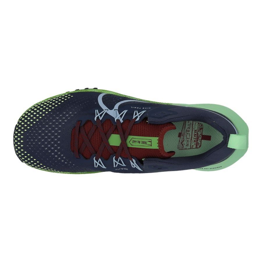 Nike Chaussures de Running React Pegasus Trail 4 - Bleu Marine/Vert Femme