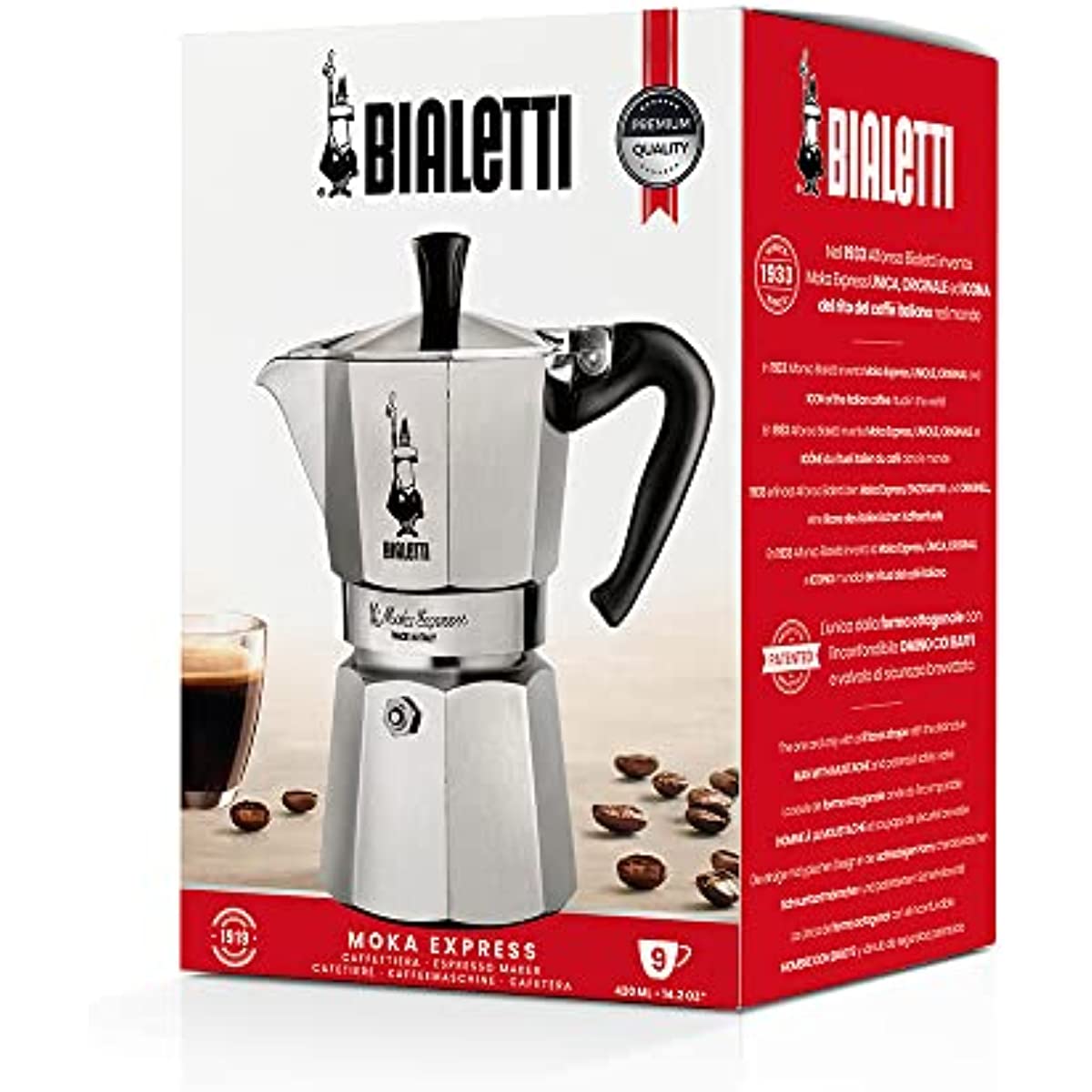 Bialetti Cafeteira, Alum&iacute;nio, Prata, 12 x&iacute;caras