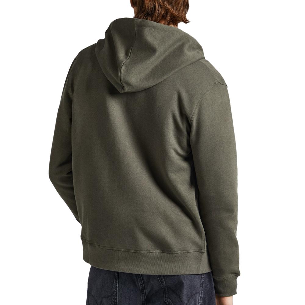 Pepe jeans Sweat Zippé Kaki Homme Pepe jeans Edward
