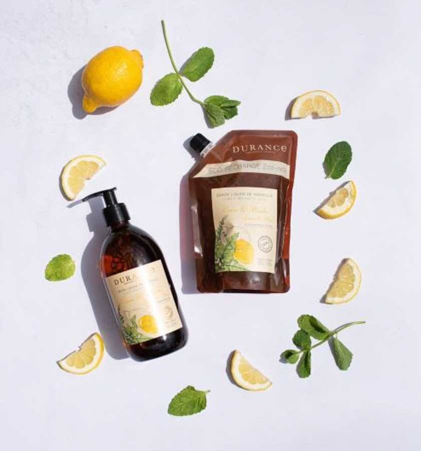 Durance Liquid Soap Lemon & Mint 500ml