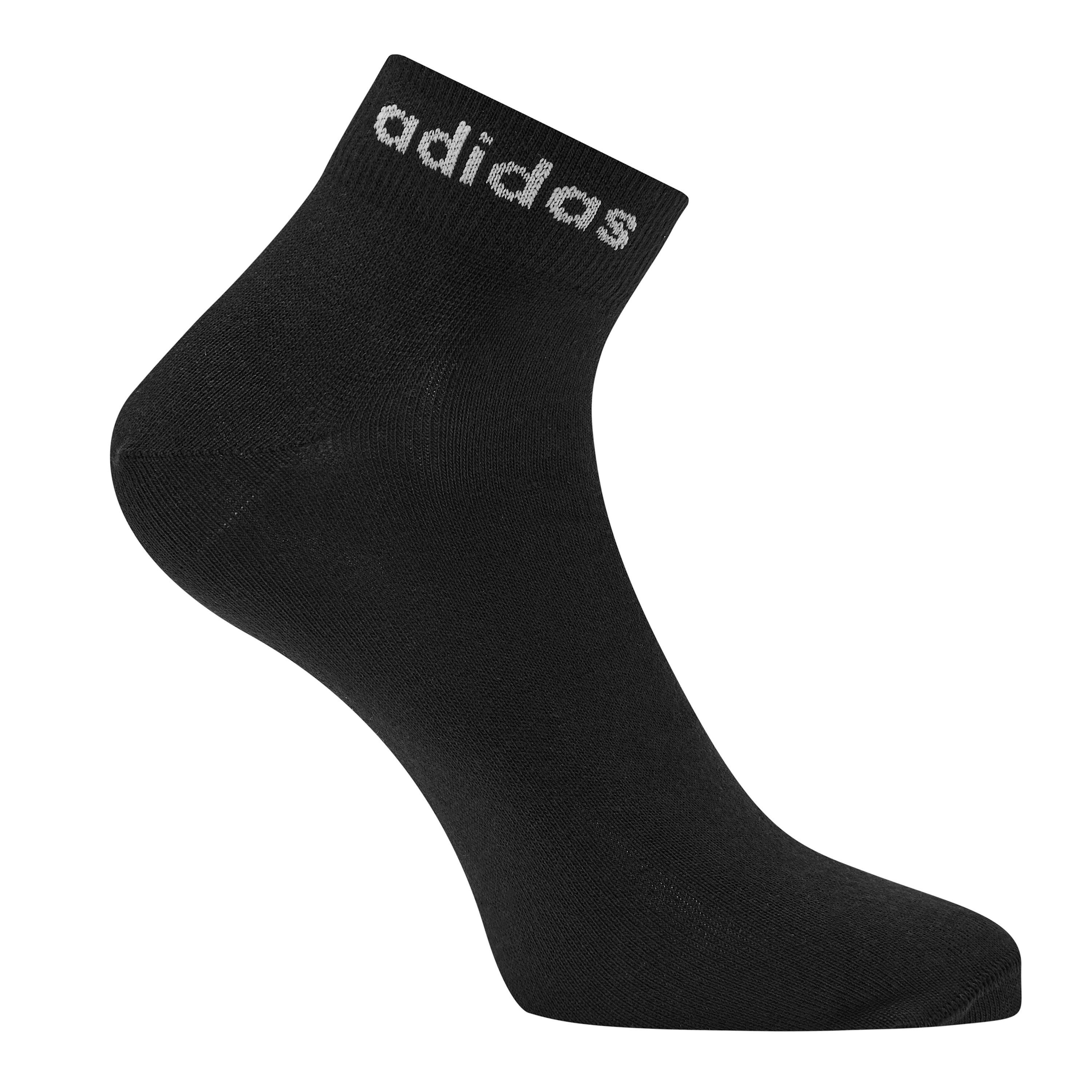 adidas Linear Ankle Cushioned Socks 3 Pairs