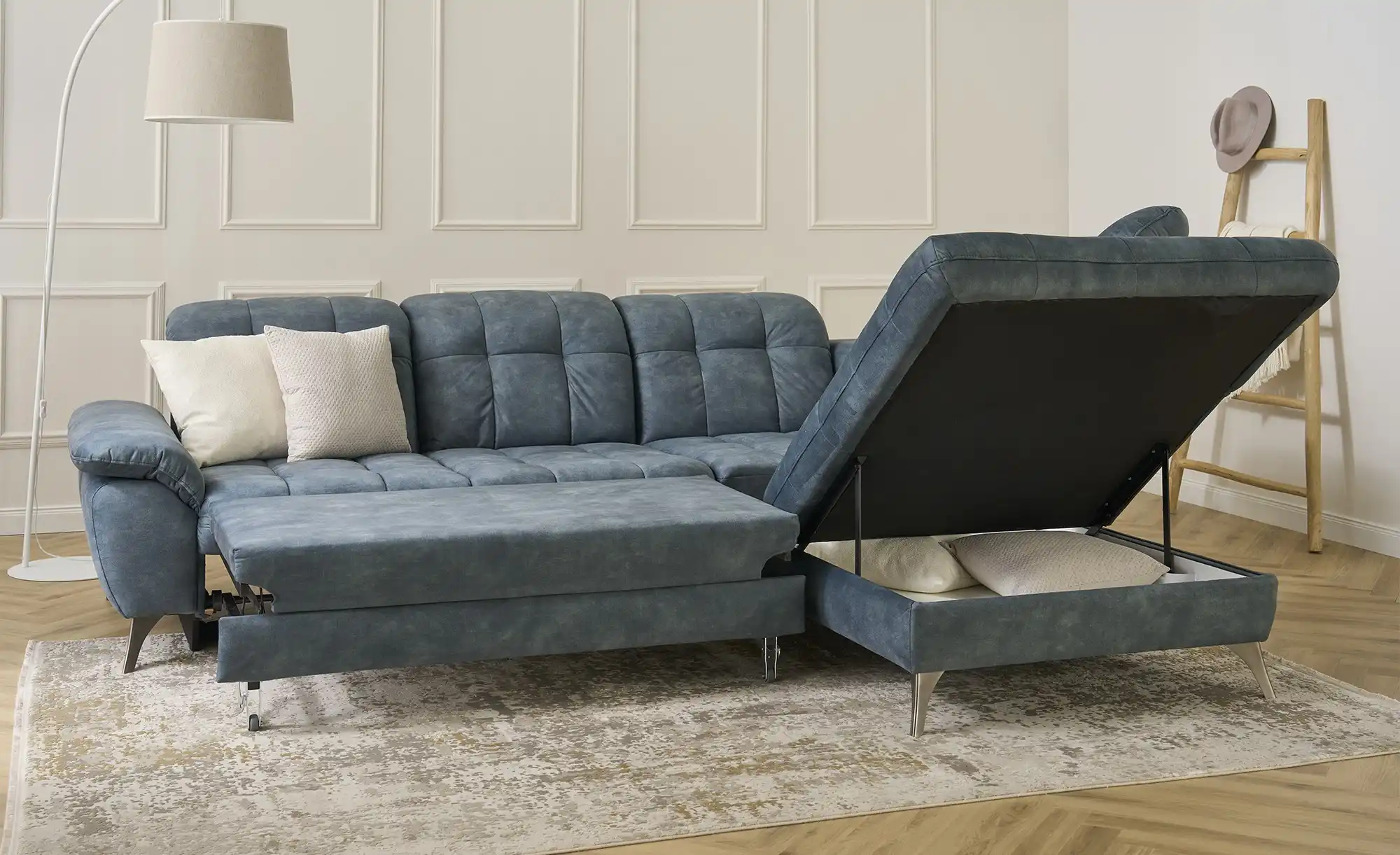 Ecksofa mit Multifunktion Melly