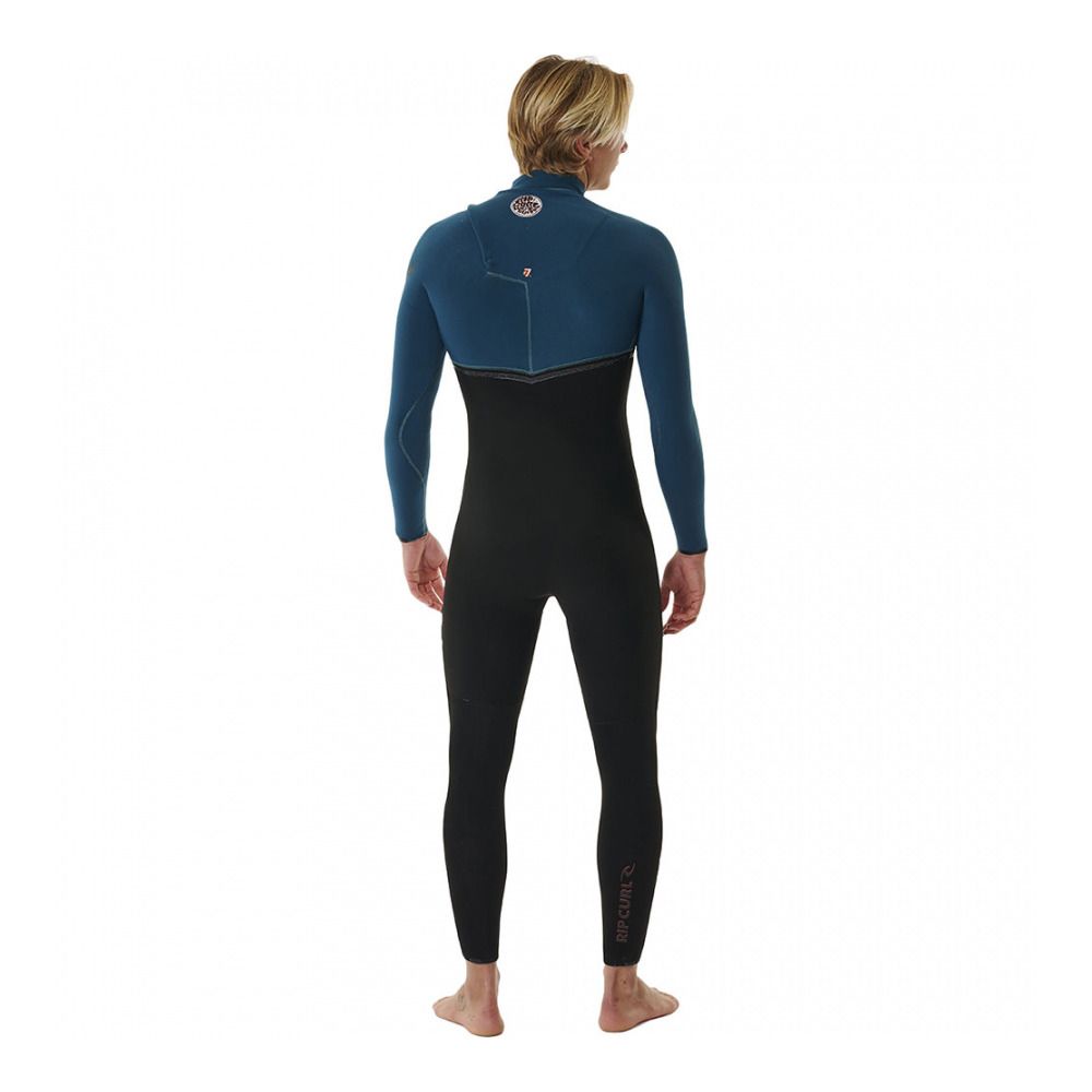 Rip Curl E BOMB Z/FREE - Combinaison intégrale 4/3 mm Homme blue green