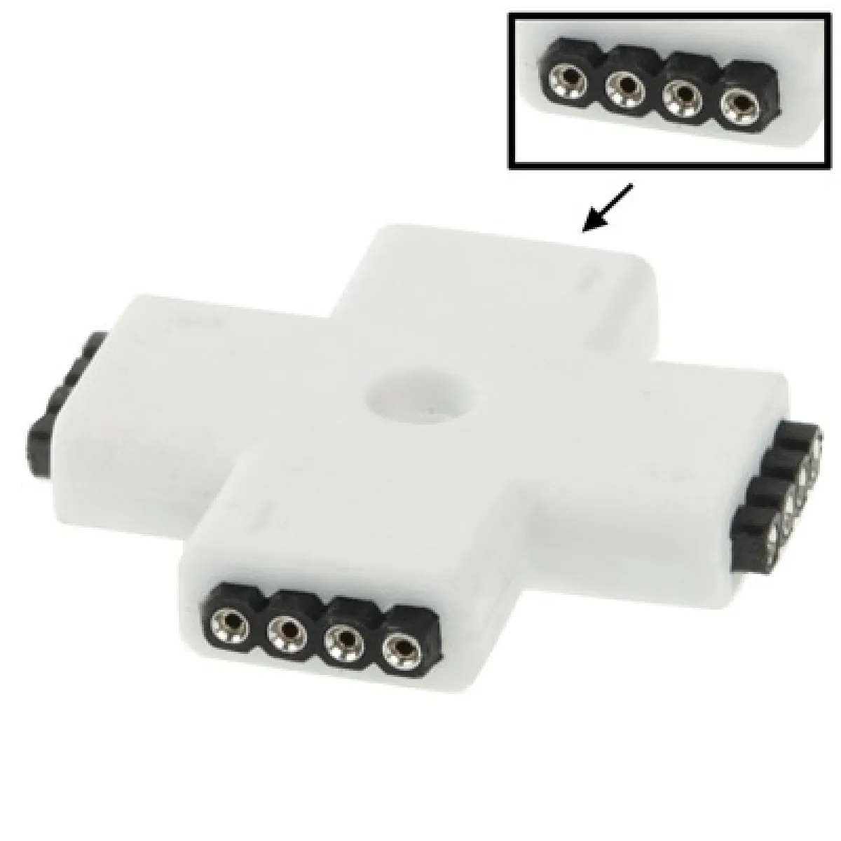 Wewoo Connecteur LED femelle 4 broches