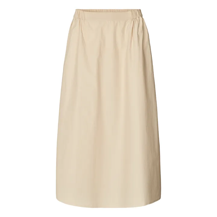 GAI+LISVA Jupe Astrid Popeline de Coton Bio | Sable