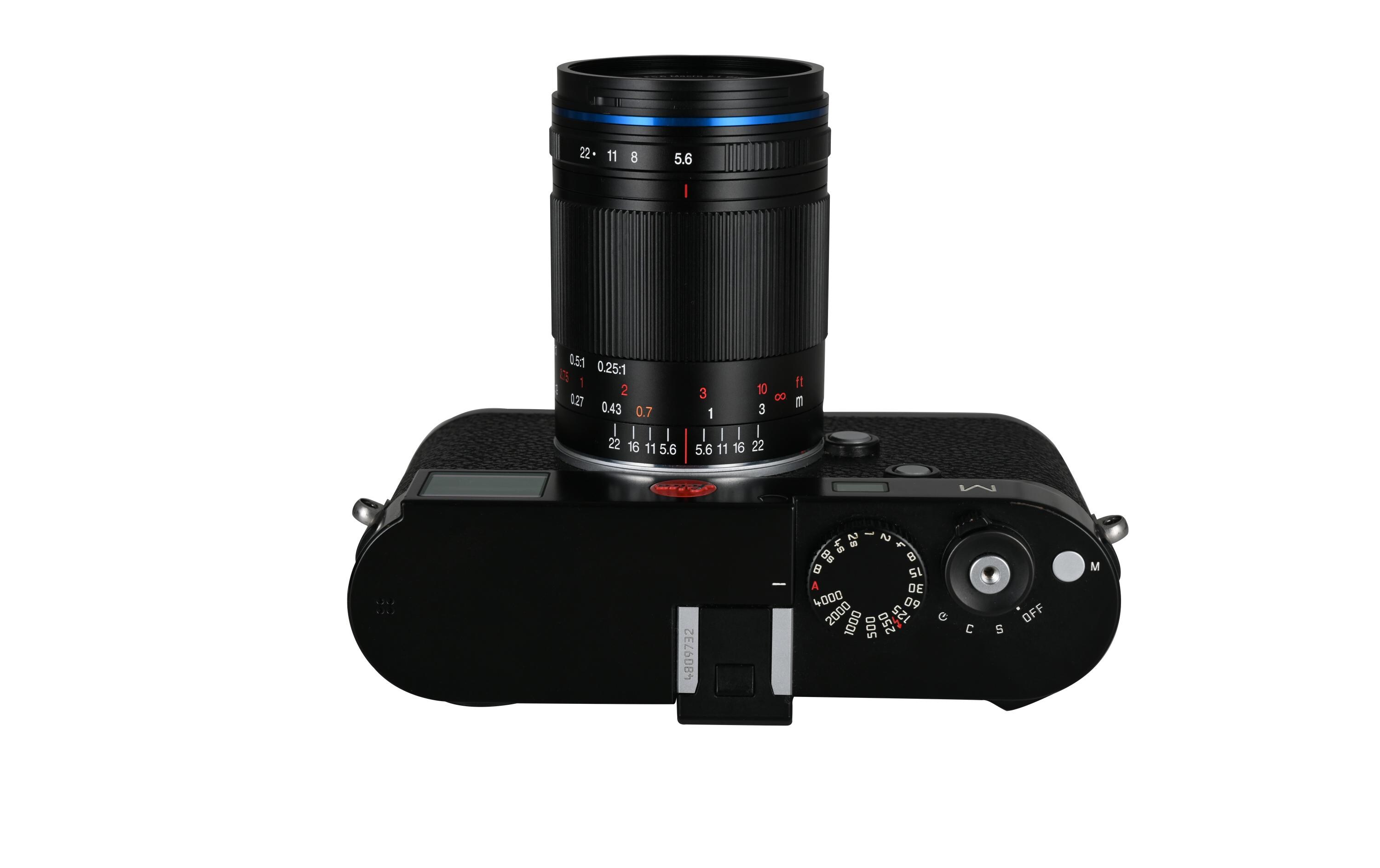 Festbrennweite 85 mm f/5.6 2X APO – Leica M<br>Leichtes Makroobjektiv für Vollformat Kameras