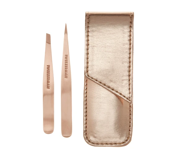 Tweezerman Mini Pinzetten Set Rose Gold