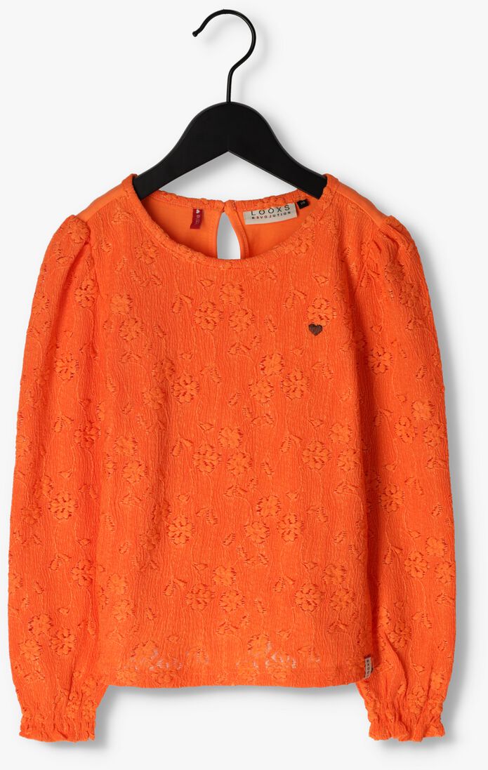 LOOXS perzik looxs  little lace top