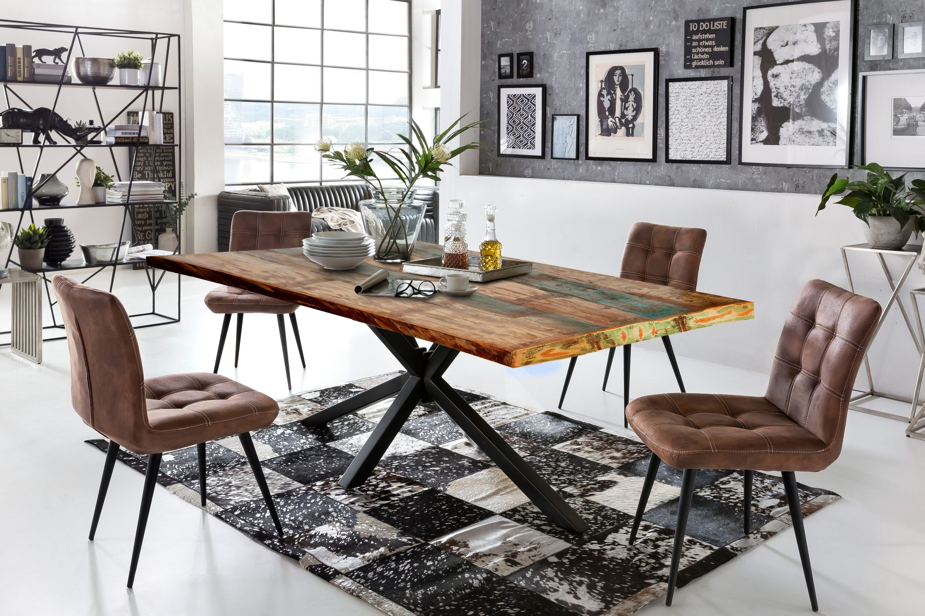 Tischplatte 200x100 Altholz Esstisch Schreibtisch DIY Tisch Zubehör Küchentisch
