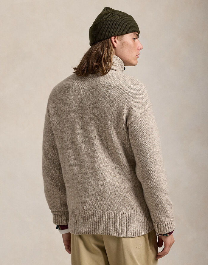 Polo Ralph Lauren 2/14 WOOL RWS/NYLON-LSL-PLO Oatmeal combo