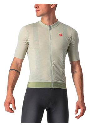 Maillot Manches Courtes Castelli Essenza Vert Clair