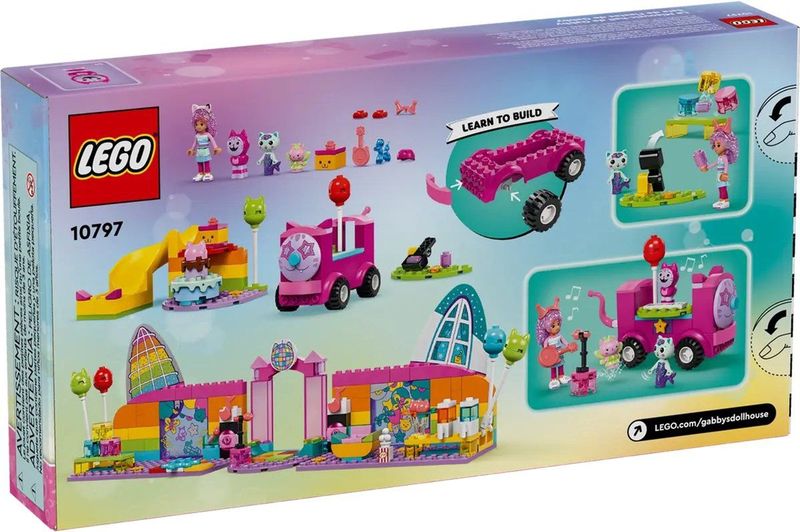 Lego - Gabby's Feestkamer - Poppenhuismeubel - Multikleur - Kunststof