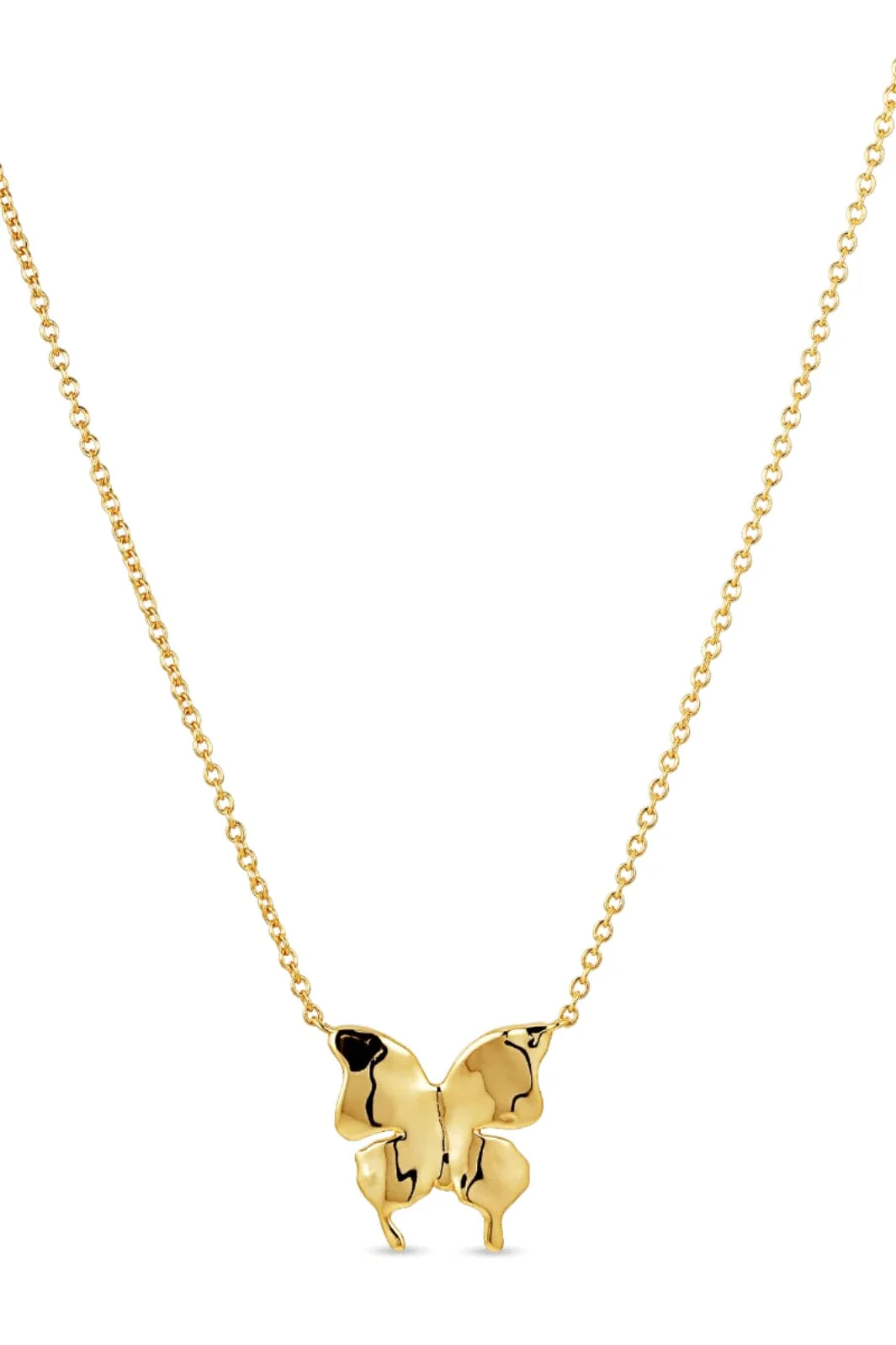 Jane Kønig Butterfly Necklace forgyldt