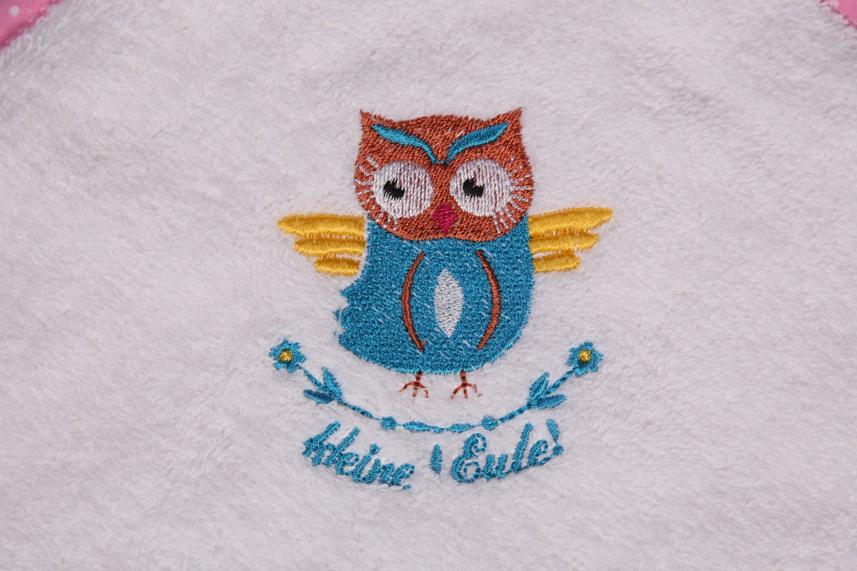 Kaputzenhandtuch Kleine Eule