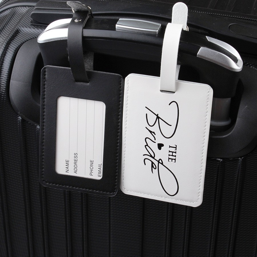 Bachelorette Party Kofferanhänger Gepäck Etikette Honey Moon Luggage Tag mit Adressschild - Bride