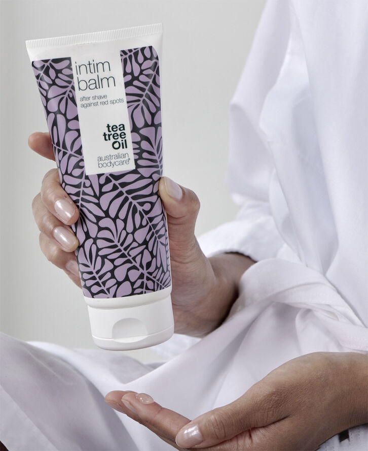 Australian Bodycare Intim Balm - Aftershave Balm mod røde knopper efter intimbar