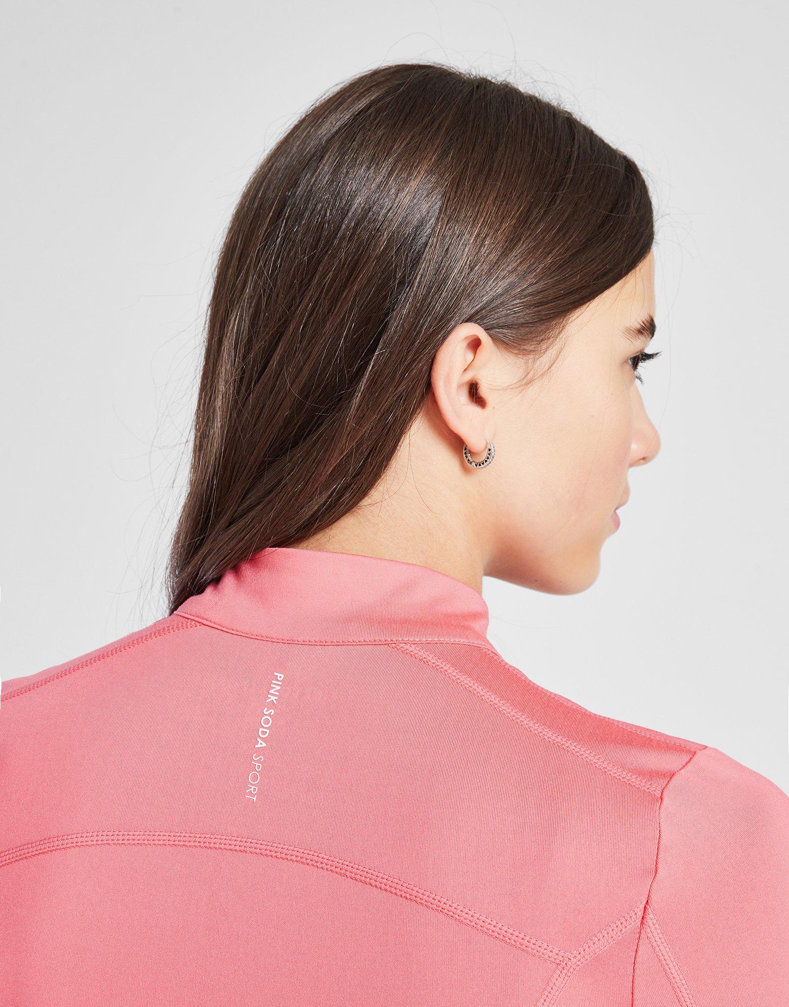 Pink Soda Sport Haut Zippé Fitness Form Junior