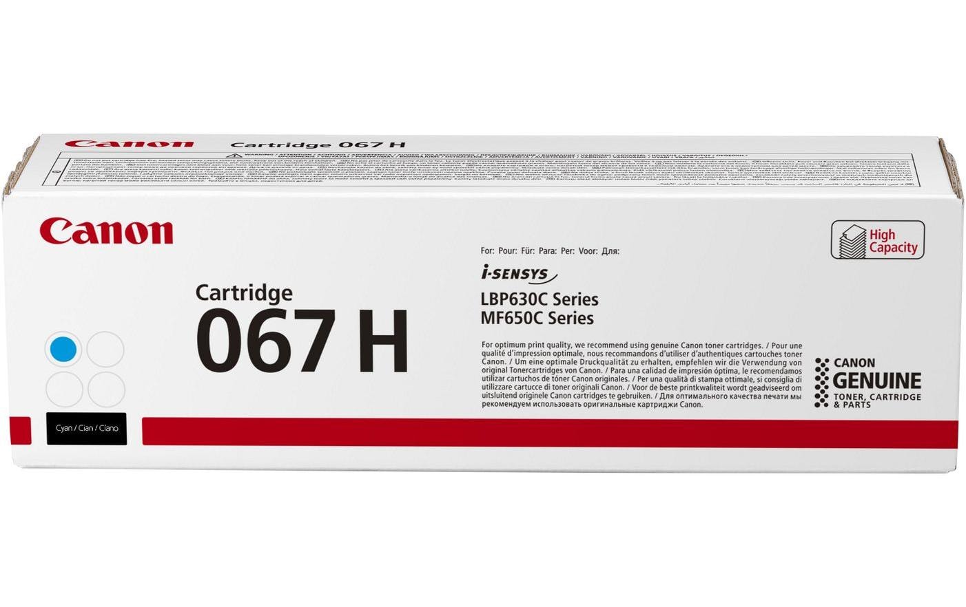 Toner 067H / 5105C002 CyanDruckerpatrone, Cyan