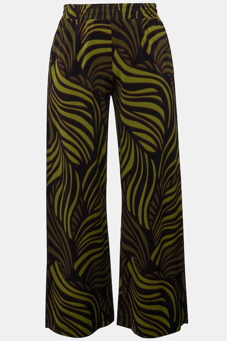 Slinkyhose, Palmenblätter, weites Bein, Elastikbund