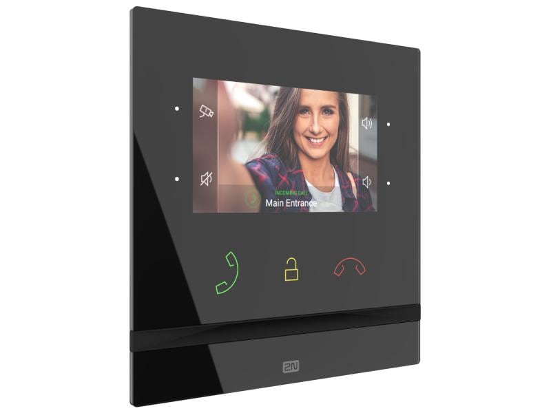 2N Innensprechstelle Indoor Compact  Schwarz 2N Indoor Compact IP Innensprechstelle