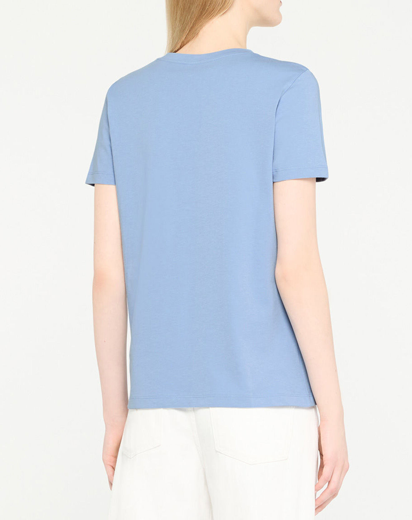 Tommy Hilfiger T-Shirt regular 100% Coton Bio bleu ciel